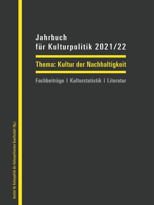 cover image of Jahrbuch für Kulturpolitik 2021/22